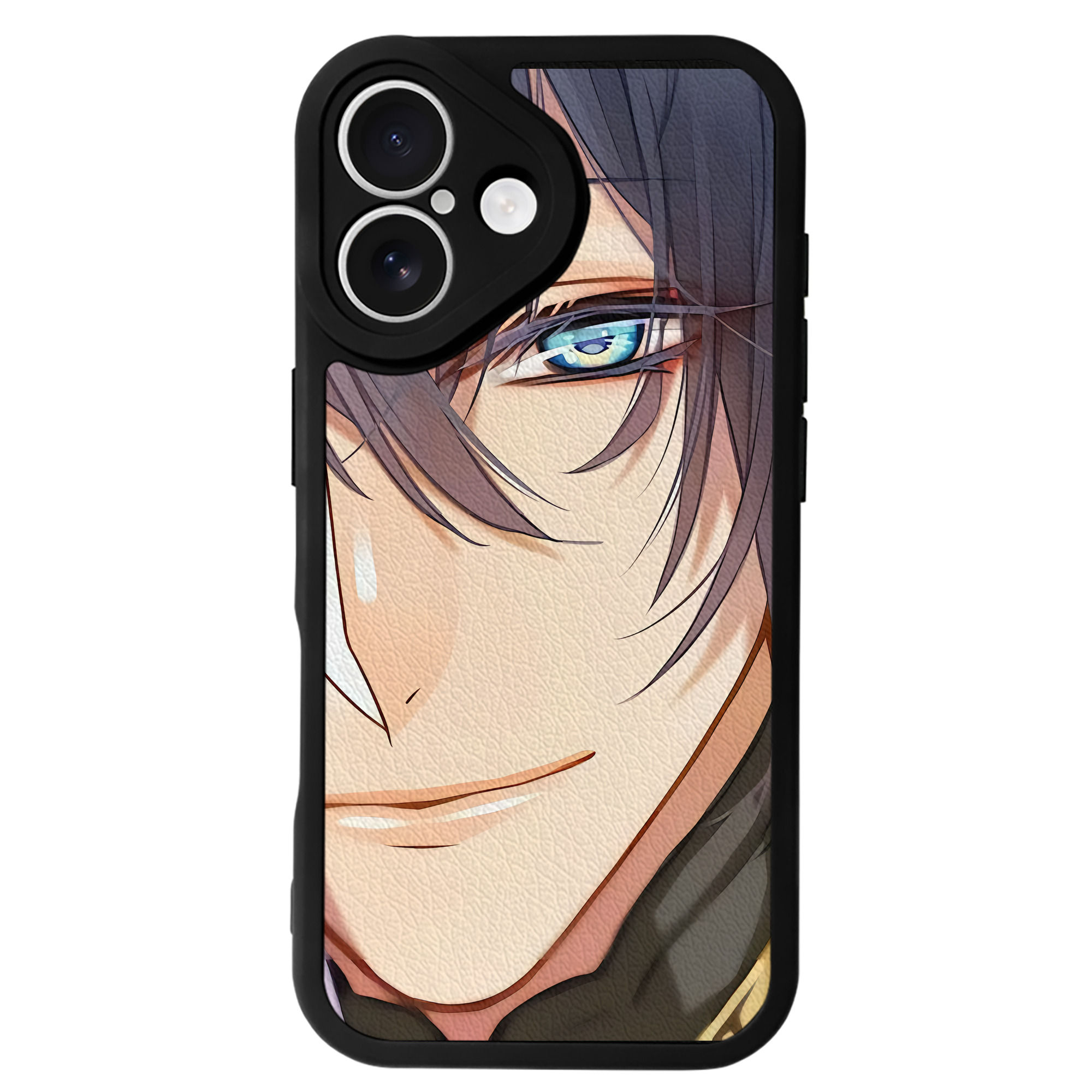 （画像用） 刀剣乱舞 Touken Ranbu 【iPhone 16シリーズ対応】シリコンスマホケース（レザー調） 材質：シリコン